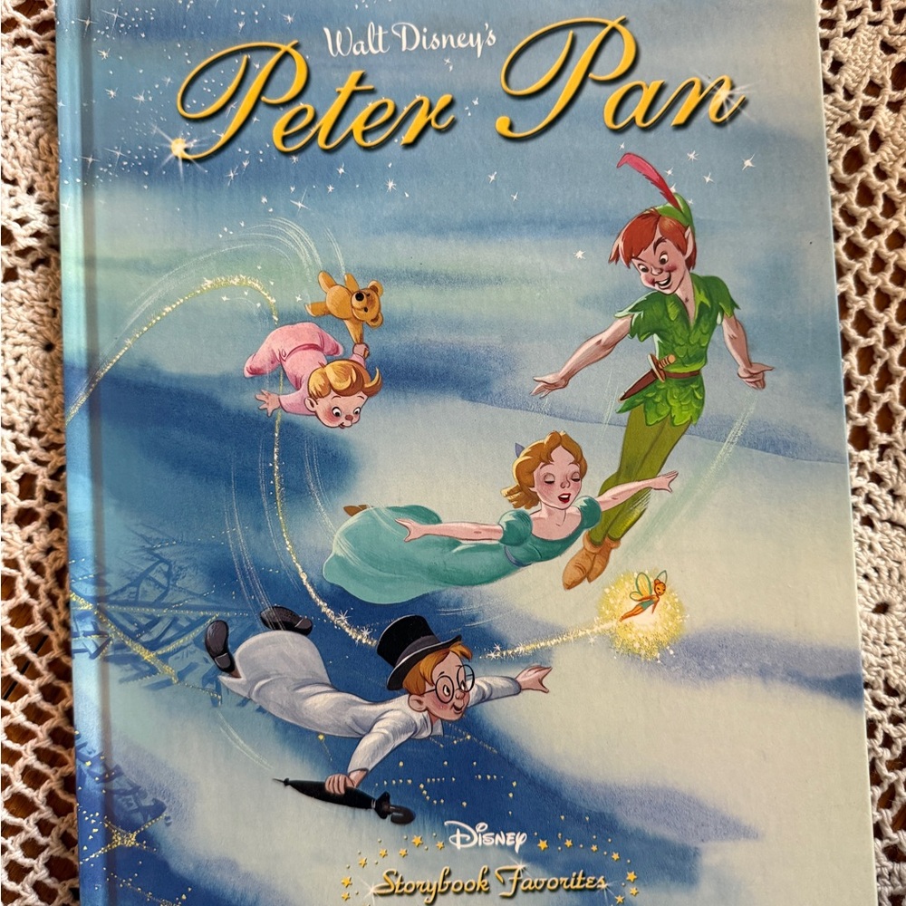 Disney Peter Pan Storybook with Blue and Green Cover